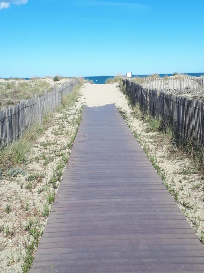 Appart Mezzanine Vue Mer Et Plage, Parking Wifi Tv Le Barcarès Exteriör bild
